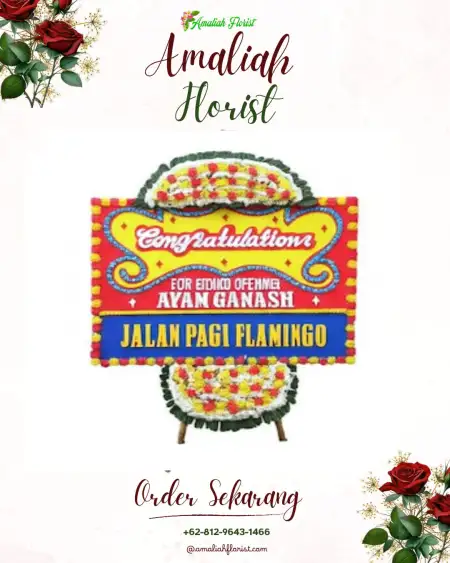Sewa Papan Bunga Kemukten